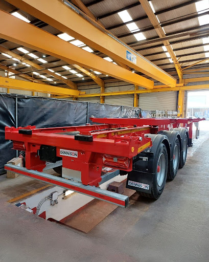 One of the new Dennison slider trailers